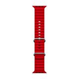 Microsonic Apple Watch Series 9 41mm Kordon Ocean Band Kırmızı