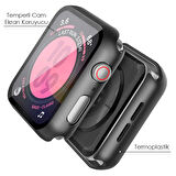 Microsonic Apple Watch Series 9 45mm Kılıf Matte Premium Slim WatchBand Kırmızı