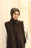 Silk Home Soft Eşarp 48895 .Siyah Karışık Desen 