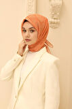 Silk Home Soft Eşarp 48884 Turuncu Karışık Desen 