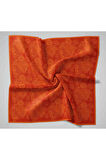 Silk Home Soft Eşarp 48803 Turuncu Karışık Desen 