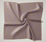 Silk Home Soft Eşarp 47017 Gri-Hardal  Karışık Desen 
