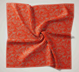 Silk Home Soft Eşarp 47013 Nar Çiçeği-Vizon  Karışık Desen 