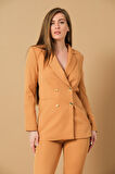 Metal Düğme Detaylı Blazer Ceket