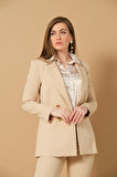 Metal Düğme Detaylı Blazer Ceket