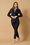 Metal Düğme Detaylı Blazer Ceket