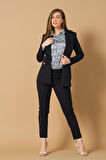 Metal Düğme Detaylı Blazer Ceket