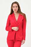 Dikiş Detaylı Blazer Ceket 