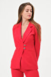 Dikiş Detaylı Blazer Ceket 