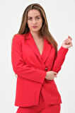 Dikiş Detaylı Blazer Ceket 