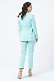 Kemerli Blazer Ceket 