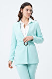 Kemerli Blazer Ceket 
