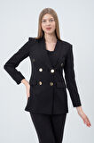 Kuruvaze Formlu Blazer Ceket 