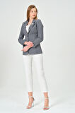 Pötikare Desenli Blazer Ceket