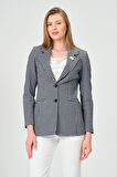 Pötikare Desenli Blazer Ceket
