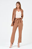 Çizgili Oversize Form Yazlık Blazer Ceket 