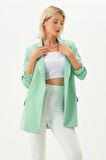 Kolu Büzgülü Blazer Ceket 