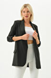 Kolu Büzgülü Blazer Ceket 