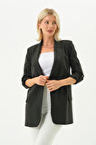 Kolu Büzgülü Blazer Ceket 