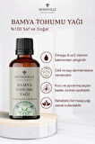 Bamya Tohumu Yağı 30 ml Soğuk Sıkım %100 Saf ve Doğal (Okra Seed Oil)
