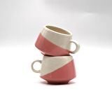 Tardan Betty Seramik Fincan 2 Adet  - 230 ml - Pembe