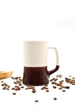 Tardan HANS Seramik Kupa 350 ml KAHVERENGİ KREM
