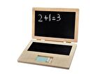 Montessori Kara Tahtalı Ahşap Laptop