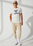 Hummel Yuvarlak Yaka Düz Beyaz Erkek T-Shirt 910206-9003 MEN SS TEE