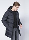 Hummel Hmlcassandery Gömlek Yaka Normal Kalıp Siyah Erkek Şişme Mont