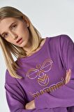 Hummel Hortensia Kadın Siyah Bisiklet Yaka Sweatshirt 921689-3607