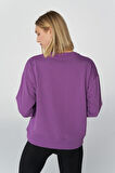 Hummel Hortensia Kadın Siyah Bisiklet Yaka Sweatshirt 921689-3607