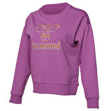 Hummel Hortensia Kadın Siyah Bisiklet Yaka Sweatshirt 921689-3607