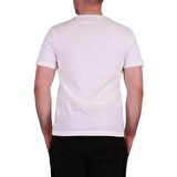 922217-9003 Hummel Hmlsenes Erkek T-Shirt OFF WHITE