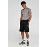 932095-2001 Hummel Hmlmesen Short Erkek Şort BLACK