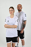 Unisex Hummel Oregon Antreman T-Shirt - Beyaz | M