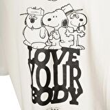 Hummel SNOOPY OVERSIZE KISA KOLLU TİŞÖRT