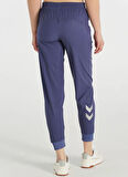 Hummel 931623-9963 HMLMABILA 7/8 PANTS Mavi Standart Bel Regular Fit Baskılı Kadın Eşofman Altı