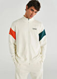 Hummel 922160-9157 HMLCOMET SWEATHIRT Beyaz Bisiklet Yaka Regular Fit Baskılı Erkek Sweatshırt