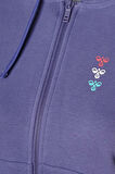 Kadın Hml Dora Fermuarlı Hoodie - Mor | S