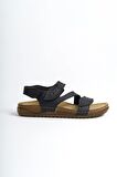 Elit Sry213607C Kadın Düz Sandalet Siyah