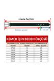 Pierre Cardin PC407N Erkek 4 cm Hakiki Deri Kemer Lacivert
