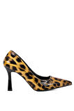 Elit Mst1383R Kadın Stiletto Leopar