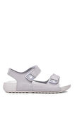 Benetton BN-1419 Filet Erkek Çocuk Düz Sandalet Gri
