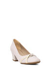 Beety 25BY23.8631-A Kadın Klasik Topuklu Ayakkabı Bej