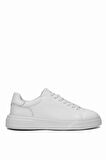 Lufian 112230280 Tommy Erkek Hakiki Deri Klasik Sneaker Beyaz