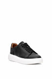 Lufian 112230280 Tommy Erkek Hakiki Deri Klasik Sneaker Siyah