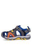 Lumberjack 101985085 5M Benya 5FX Filet Erkek Çocuk Düz Sandalet Gri