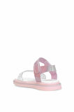 Elit ŞA-F-036-25Y Filet Kız Çocuk Düz Sandalet Pembe