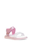 Elit ŞA-F-036-25Y Filet Kız Çocuk Düz Sandalet Pembe