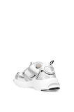 Lumberjack 101939240 5M Pentagon 5FX Kadın Klasik Sneaker Beyaz - Gümüş